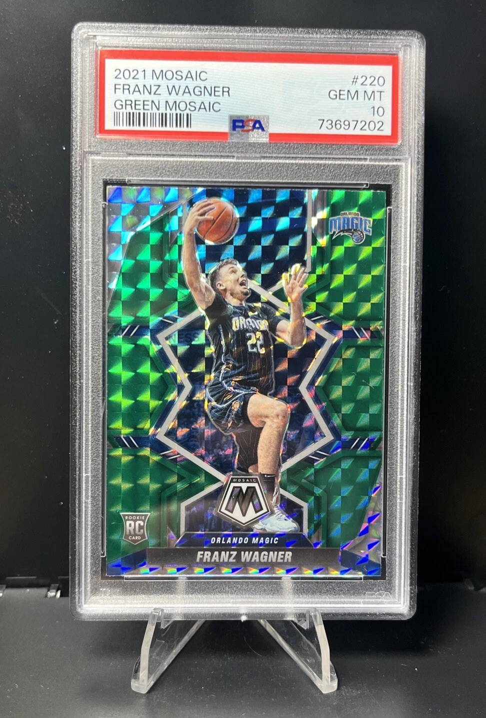 Maillot Orlando Magic Dédicacé Par Franz Wagner - Authentifié PSA - Pièce Collector