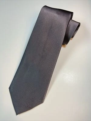 Gravata longa Jos.A.Bank masculina 100% seda, cinza MSRP $74,99 NOVA EM FOLHA! - Imagem 1 de 4
