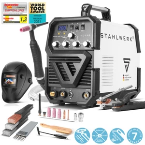 Poste à souder STAHLWERK AC/DC TIG 200 ST IGBT équipement complet inverter à MMA - Afbeelding 1 van 14