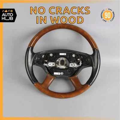 07-10 梅赛德斯 W216 CL550 司机方向盘 Designo 带桨变速器 原始设备制造商 — 第 1/4 张图片