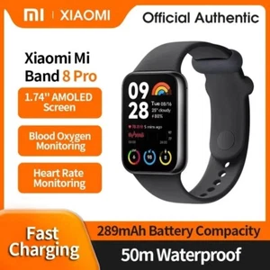 Xiaomi Mi Band 8 Pro Smart Bracelet 1.74" AMOLED Screen GPS Blood Oxygen Fitness - Picture 1 of 8