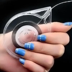 3pcs 3D Sticker Roller nail art Gold Silver Striping Tape Clear Holder Nail Care - Picture 1 of 6