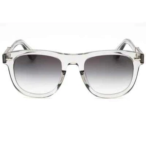 New Police SPLL87 03GU Crystal Gray Plastic Frame Smoke Gradient Lens Sunglasses - Picture 1 of 4