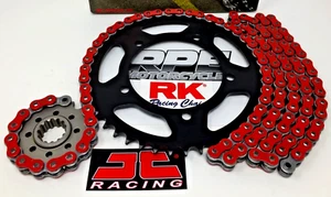 Red 2000-2003 CBR954RR CBR929RR RK GXW 530 15/43t QA Chain and Sprockets Kit - Picture 1 of 2