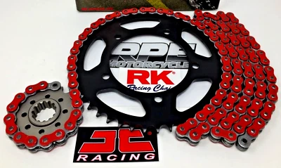 Red 2000-2003 CBR954RR CBR929RR RK GXW 530 15/43t QA Chain and Sprockets Kit - Image 1 of 2