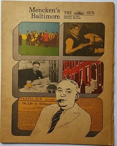 Mencken's Baltimore 1974 Newspaper Booklet 40 Pages - Picture 1 of 12