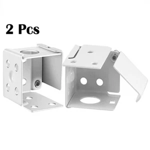 Sturdy White Head Track End Cover Secure Holder Mounting Bracket for Blinds - Picture 1 of 7
