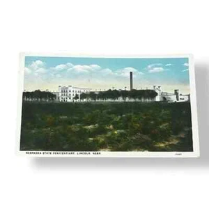 Postkarte Nebraska State Penitentiary Lincoln Nebraska White Border Card C592 - Bild 1 von 2