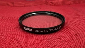 Vintage 58mm Sunpak UV Filter Ultraviolet - Picture 1 of 2