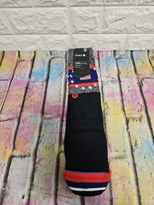 Stance USA Praise Crew Socks Large UK 8.5-11.5 RRP £ 14.99 Black - Picture 1 of 4