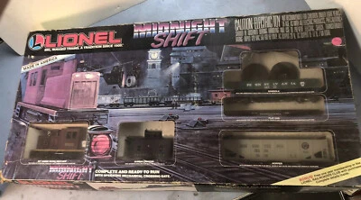 LIONEL O 027 6-11708 PENNSYLVANIA PRR MIDNIGHT SHIFT RTR TRAIN SET Original Box - Image 1 of 4