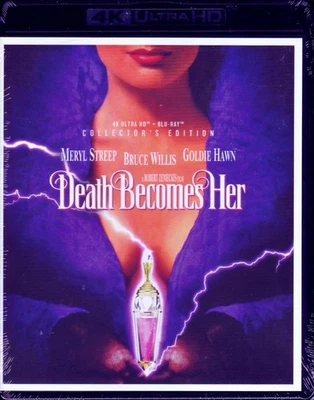 DEATH BECOMES HER COLLECTOR'S EDITION 4K ULTRA HD & BLURAY SET with Bruce Willis Foto 1 de 2