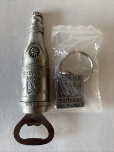 Gebrüder Widmer Bierbrauer Zinn FLASCHENÖFFNER & Schlüsselanhänger Swag ODER Hefeweizen - Bild 1 von 3