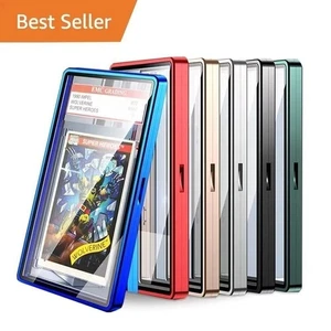 1-10 Pack Magnetic Trading Card Holders Case Slab Display Box Acrylic PSA Graded - Picture 1 of 13