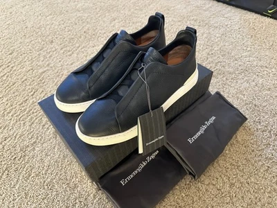 Zapatillas Zegna Triple Puntada - Azul Marino talla 9 Foto 1 de 4
