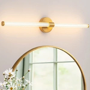Dimmbare LED Badezimmer Waschtisch Leuchten 360° Vollbeleuchtung Badezimmer Leuchte... - Bild 1 von 9