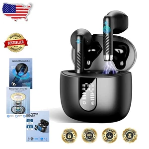 Auriculares Bluetooth 5.3 avanzados - Control táctil, cancelación de ruido, listos para deportes - Imagen 1 de 13