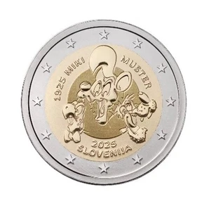 ESLOVENIA 2 euro 2025 S/C Miki Muster - Foto 1 di 1