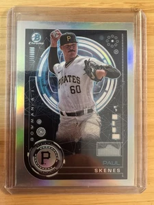 2024 Bowman Chrome AI Paul Skenes #BAI-15 (RC) Pirates Rookie - Picture 1 of 2