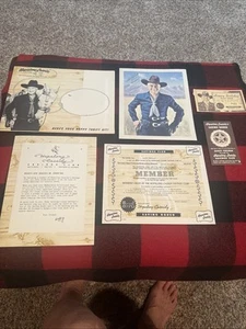 Hopalong Cassidy Savings Club: Envelope, Ltr, Saving Book, Photo, & Bday Card. - Picture 1 of 17