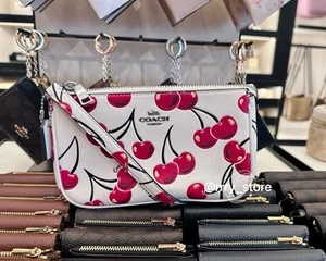 NWT Coach Nolita 19 With Cherry On Top Print Mini shoulder Bag women Purse CZ012 - Picture 1 of 10