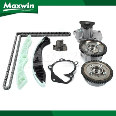 Timing Chain Kit VVT Sprocket Water Pump Fit 10-14 Hyundai Genesis Coupe 2.0L - Image 1 of 4