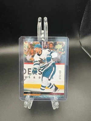 2024-25 Upper Deck Series 2 Jan Rutta Base UD Exclusive 73 /100  Sharks #390 - Image 1 of 2