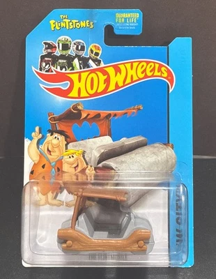 Hot Wheels 2014 The Flintmobile - Tooned I - marrón, ruedas 5SP - The Flintstones Foto 1 de 4