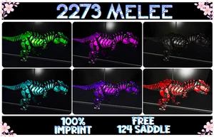 2273 MELEE Tek Rex ARK🌸 Survival Ascended ASA PVE (Rexes) - Picture 1 of 41