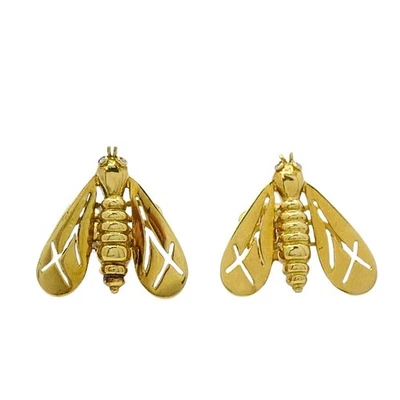 Pendientes de abeja de diamantes de oro de 18k Chaumet Foto 1 de 4