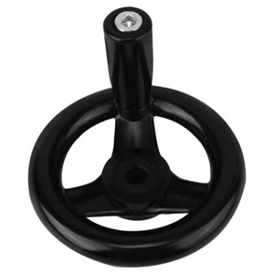 Torno Rueda de mano Ruedas de metal Ruedas de mesa Manija de rueda de mano redonda - Imagen 1 de 12