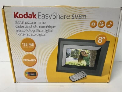 NIB Kodak Easy Share SV811 8” Digital Picture Frame 128 MB Memory - Image 1 of 4