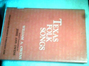 Texas Volkslieder von William A. Owens HBDJ exLib sehr guter Zustand - Bild 1 von 3