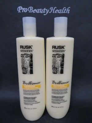 RUSK BRILLIANCE Color Protecting Conditioner 13.5 oz 2 bottles - Image 1 of 2