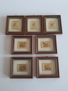 Konvolut Oro Foglia 7 x Miniaturbild Kunstlithogrfie auf Blattgold 23Kt. - Bild 1 von 10