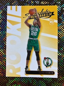 2020-21 Absolute Memorabilia Rookies Yellow #14 Aaron Nesmith RC Boston Celtics