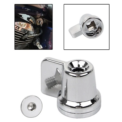 Chrome Fuel Shut Off Knob For Honda Shadow Phantom 750 Shadow Spirit 750 VT750DC - Image 1 of 4