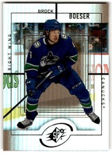 2021-22 Upper Deck 1999-00 SPx Retro Brock Boeser #SPX-8 Vancouver Canucks