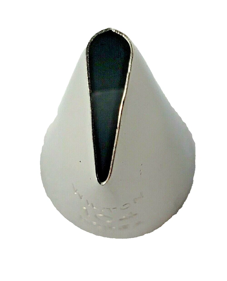 12 (Pack) Wilton 104 Petal Decorating Stainless Tip 402-104, Free Shipping - Image 1 of 4