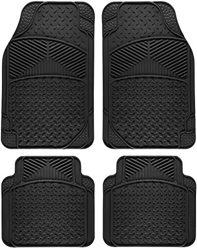 OxGord Set Eagle All-Weather Rubber Floor-Mats - Waterproof Protector for Spi... - Изображение 1 из 1