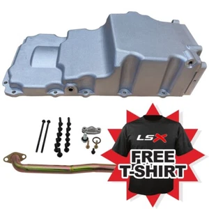LS Engine Swap LOW PROFILE Oil Pan For LS1 LS2 LS3 LSX 6.2 6.0 5.3 4.8 G-Body - Bild 1 von 9