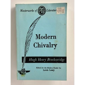 Softcover Book Modern Chivalry Masterworks of Literature Brackenridge 1965 - Picture 1 of 5