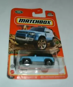 MATCHBOX 2022 MOUNTAIN EXPLORERS 69/100 - 2020 LAND ROVER DEFENDER 90 BLUE - Picture 1 of 6