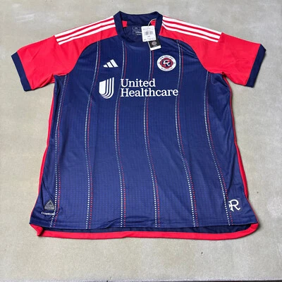 Adidas New England Revolution 24/25 Jersey Men's XXL Slim Fit Home Soccer Shirt - Image 1 of 4