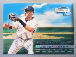 1999 Pacific Invincible Sandlot Heroes #12 Derek Jeter Fielding - Picture 1 of 2