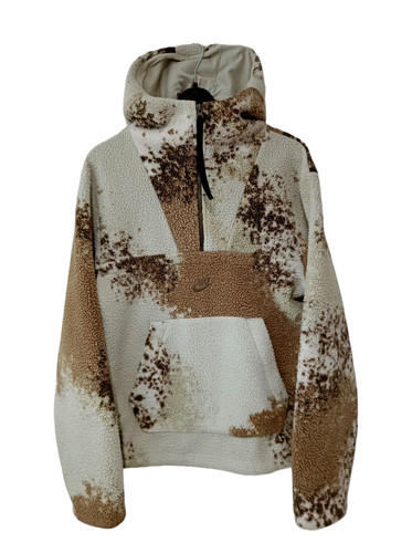 SACAI Felpa con cappuccio uomo Nike Sportswear mezza cerniera taglia XS S pullover in pile DD5009 072