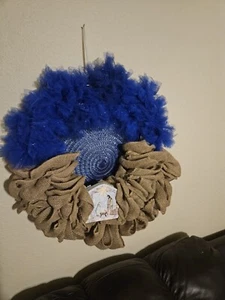 SALE! Handmade, Handcrafted, Christmas Nativity, Wreath, Lights, Door, Wall - Picture 1 of 2