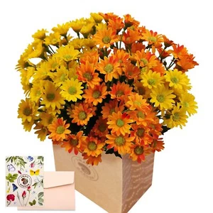 6 Bunches Artificial Daisy Flowers21 Heads Silk Realistic Daisy Bundle Bouque... - Picture 1 of 8