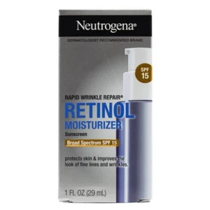 NEUTROGENA RETINOL DAY RAPID WRINKLE REPAIR MOISTURISER WITH SUNSCREEN SPF15 NEW - Picture 1 of 6