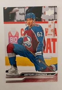 2023-24 Upper Deck Series 1 Base #41 Artturi Lehkonen Colorado Avalanche